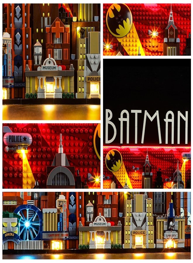 YEABRICKS LED Light for 76271 DC Batman: The Animated Series Gotham City Building Blocks Model (Building Set NOT Included) - Image 4